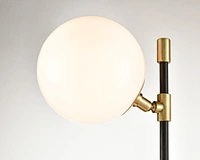 Globe Glass Floor Lamp