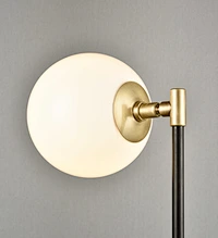 Glass Globe Table Lamp