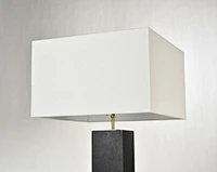 Hand Textured Iron Square Floor Lamp