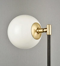Glass Globe Table Lamp