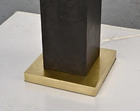 Hand Textured Iron Square Floor Lamp
