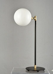 Glass Globe Table Lamp
