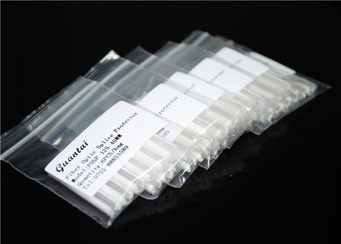 PE/ Ceramic Ribbon Fiber Optic Sleeve Splice Protector For FTTH Network System