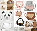 Animal design leather bag