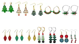 Christmas earrings