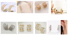 C- shape earring