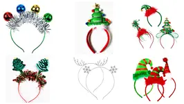 Christmas hair accessories