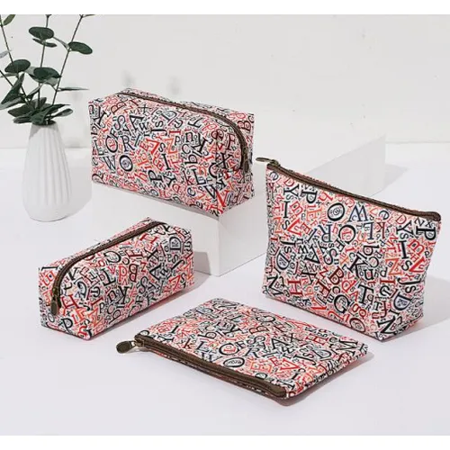 Printed cosmetic bag