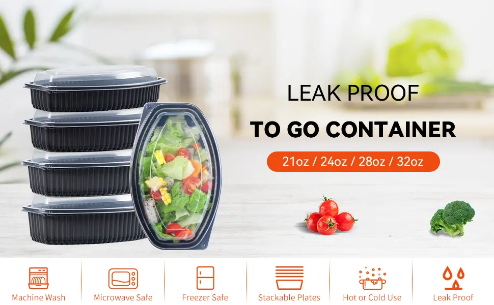 oval takeout box