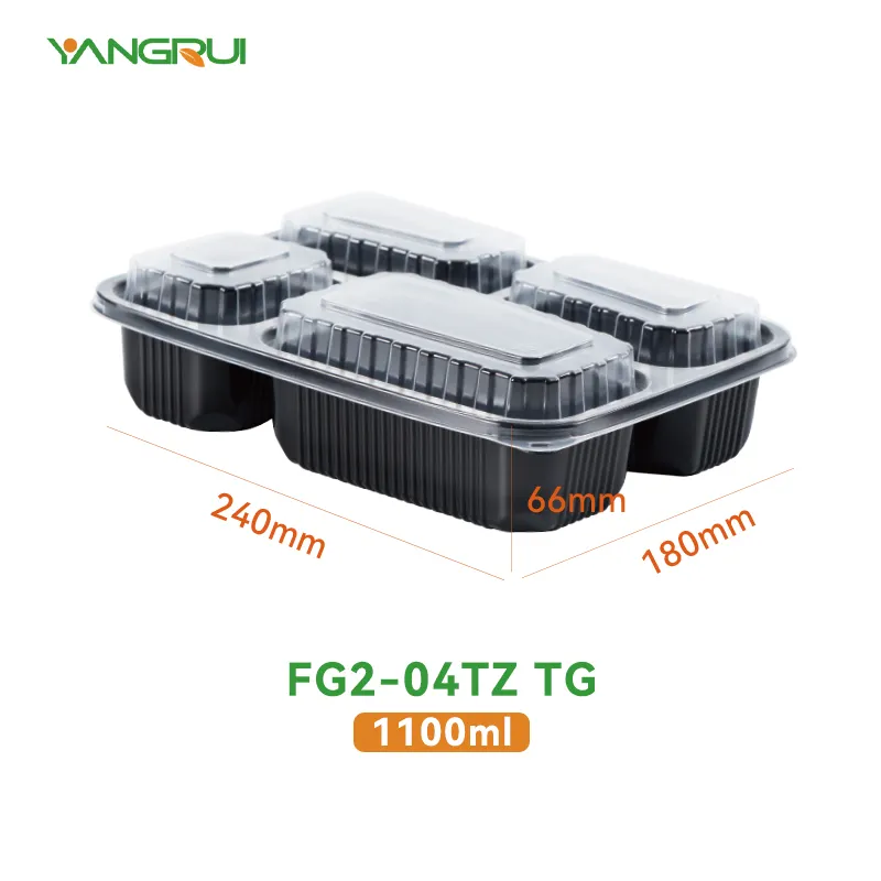 4 compartment meal prep containers