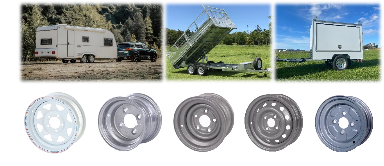 10 inch trailer wheels 4 stud