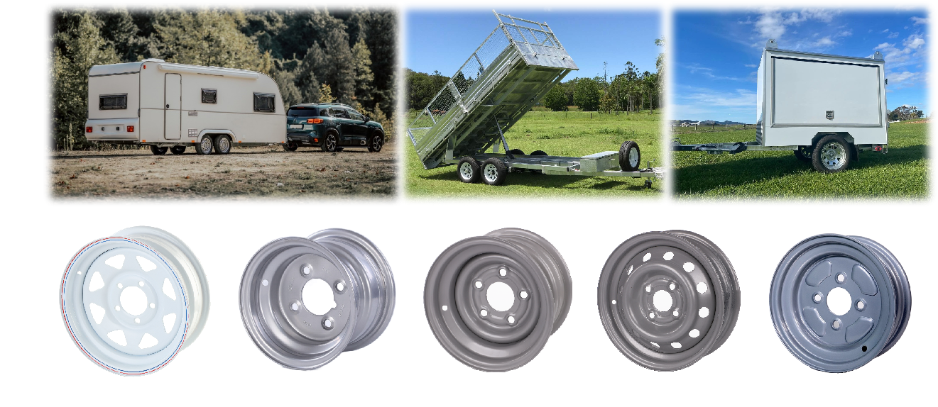 car trailer wheel rims