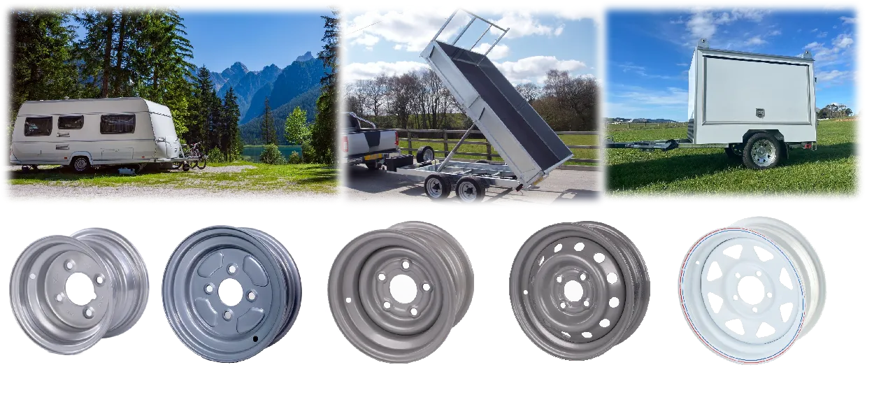 steel trailer wheel