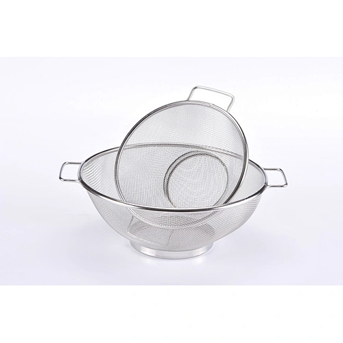 Mesh basket with two handle