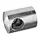 CROSSBAR HOLDER BLIND HOLE, LEFT, BAR Ø12 MM, 304