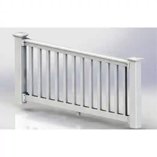 Yardsmart white pvc railing