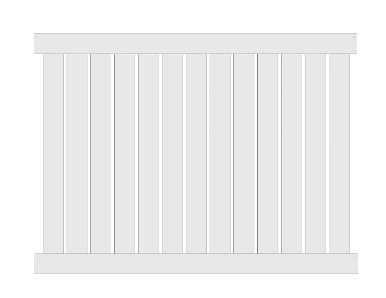 6x8 pvc fence