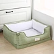 Wholesale Washable Luxury Large Cat Pet Dog Bed Pet Accessories Highend Pet Beds Orthopedic Memory Foam Dog Bed