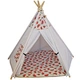 dog bed tent foldable teepee with cushion pet