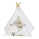 High Quality Pet Tent House Cat Bed Portable Teepee With Cushion  Canvas Fold Away Cat Tent
