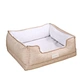 yueshang pet supplier Eco friendly plastic recycle material warm pet beds dog sofa products