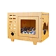 wood soft modern portable elevated square cat dog bed frame hammock