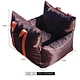 Original real factory who has much experences support private logo and label customized dog car seat extender with storage detachable washable waterproof soft dog car seat waterproof scratchproof anti slip pet dog car seat pet car seat for middle to large