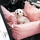 Manufacturer High Quality Fashion Style Pet Carrying Bag Pet Dog Carrying Booster Seat Dog Car Seat Pet Bed for Car Luxury Leather Waterproof Pet Booster Car Seat with Storage Pocket for Small Medium Dogs and Cats Breathable Folding Small Dog Car Seat Boo