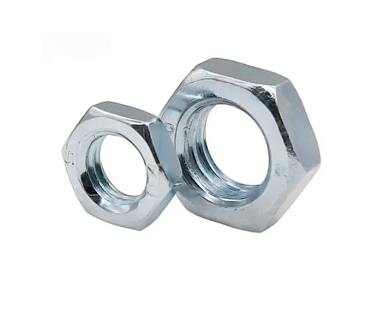 Hexagon Thin Nuts Chamfered