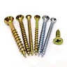 DIN7505 zinc plated pozi double flat head chipboard spax screw
