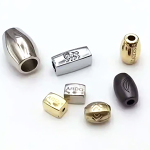 colorful metal cord stopper