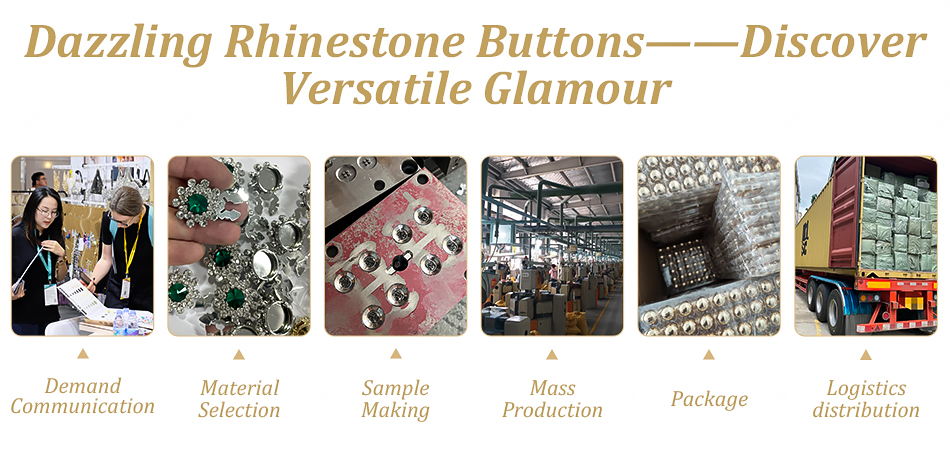 Advantages of Rhinestone Buttons Wholesale and Custom Orders