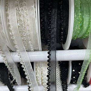 beaded lace trim for clothing