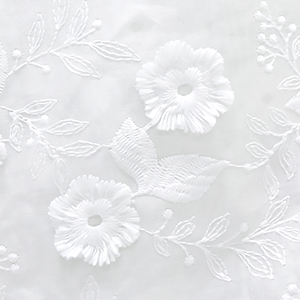 ivory 3d flower lace fabric