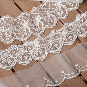 custom mesh lace trim