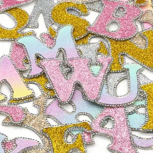 colorful custom hot fix rhinestone transfers