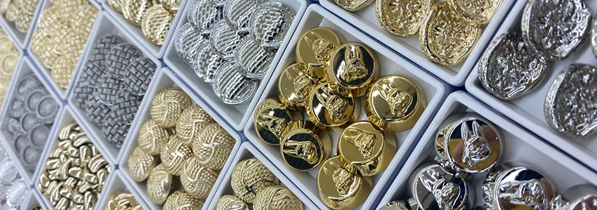 custom metal buttons factory