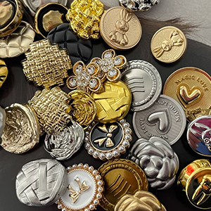 fancy custom metal buttons