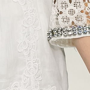 luxury beaded lace trim