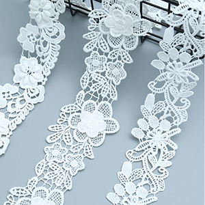 custom 3d flower lace trim