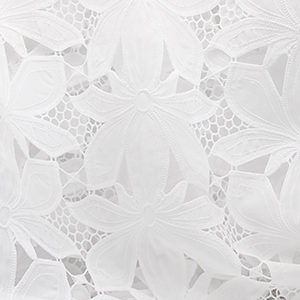 ivory water soluble lace fabric