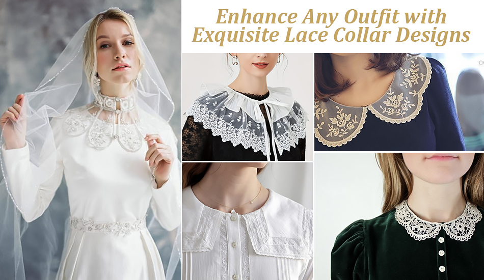 Applications of Embroidery Lace Collars in Fashion
