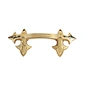 Wholesaler European Style Adult Wooden Coffin Accessories Zinc Metal Coffin-Handles Plastic Handles