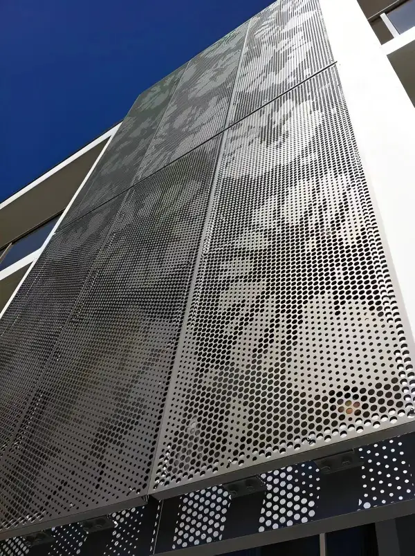 perforated metal for facade