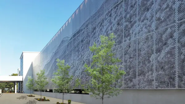 application of perforated metal sheet 