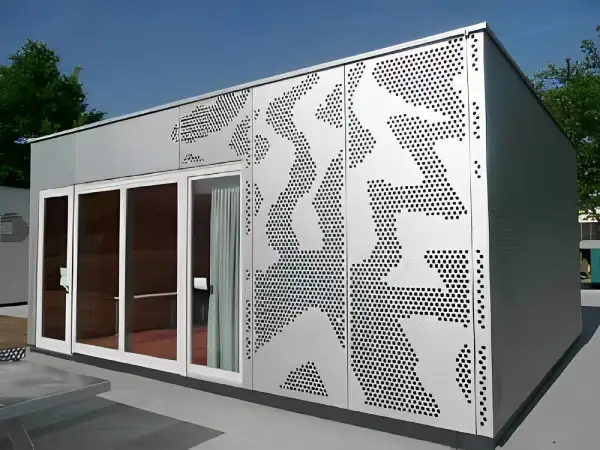 perforated aluminum sheet building wall 