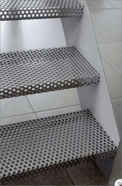 perforated metal grille stair treads