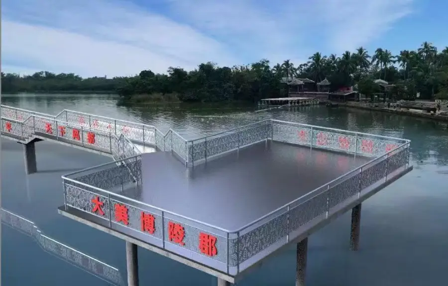 hutuo river landscape bridge