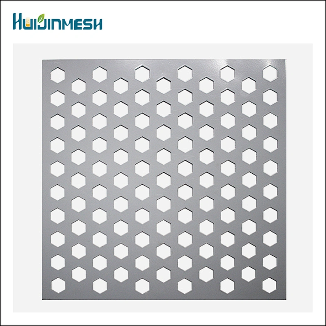 hexagonal perforated metal
