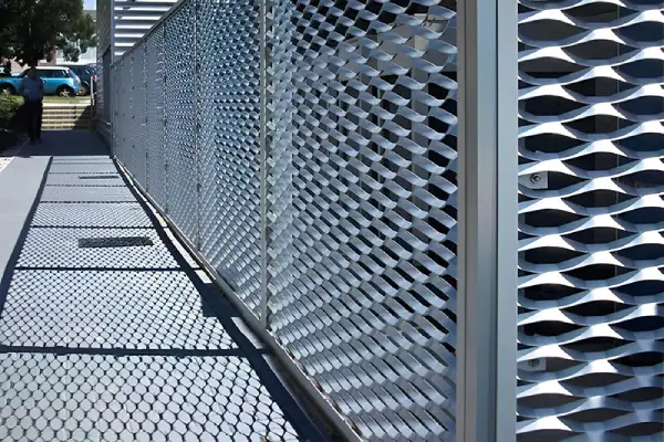expanded metal fence